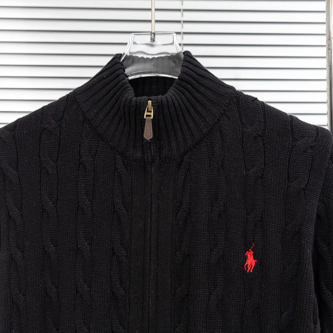 P320 top version (different currencies). You can scan the code to enter the official website. Style: Ralph Lauren POLO Ralph Lauren small label embroidered knitted old money style zipper cardigan jacket. Color: Picture color. Size: S-XL. Fabric: pure cotton. Accessories: full set of customized accessories. No gender distinction. Same style for men and women.